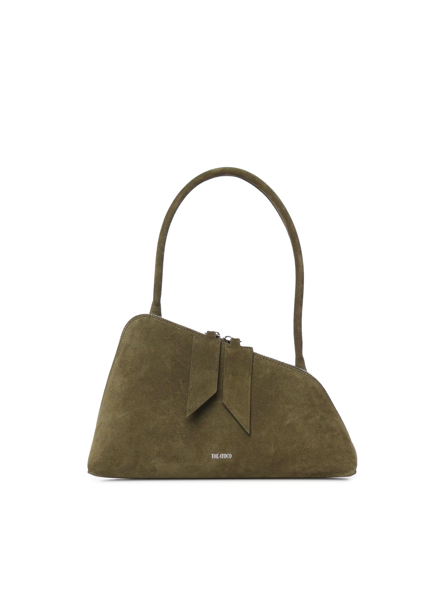 the attico bags green suede - women
