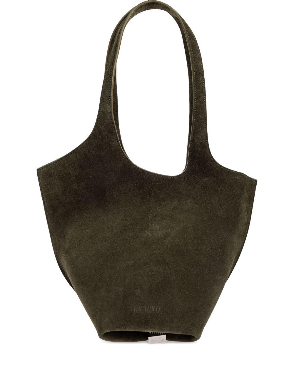 the attico bags green suede - women