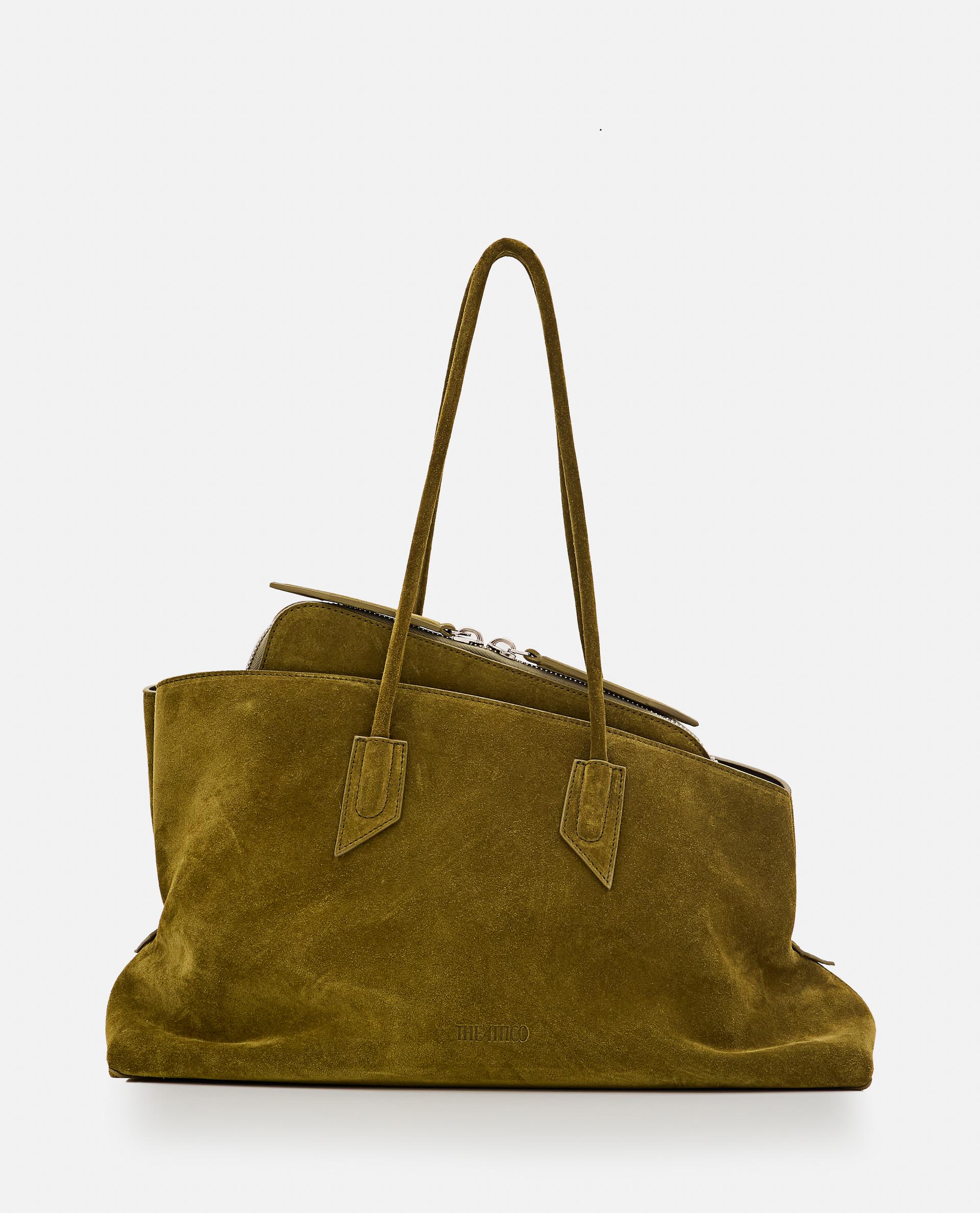 the attico bags green suede leather - women