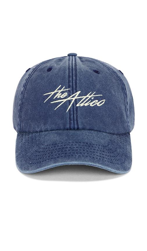the attico baseball hat in navy.