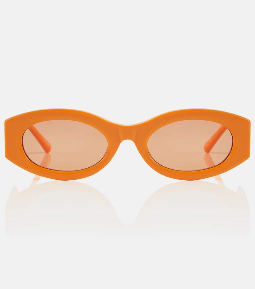 the attico berta oval sunglasses