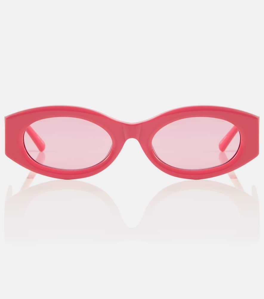 the attico berta oval sunglasses