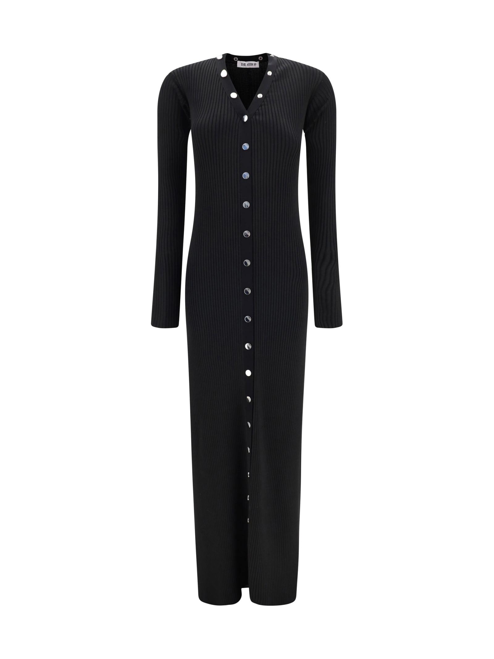 the attico cardigan dress