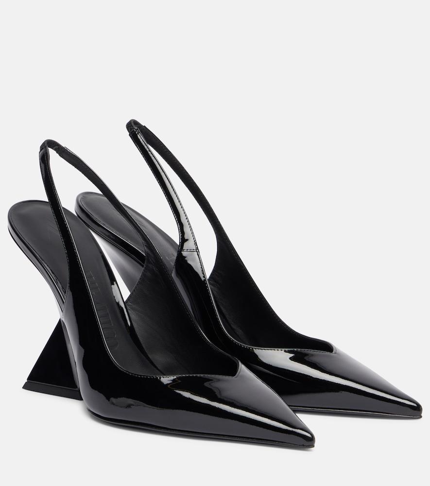 the attico cheope 105 leather slingback mules