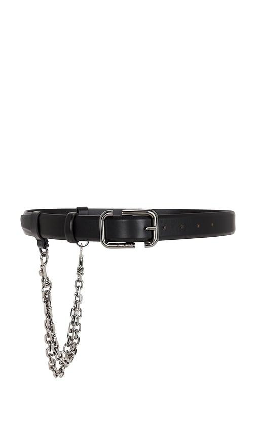 the attico cintura belt in black.