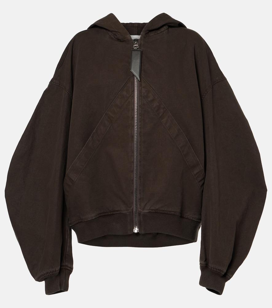 the attico cotton gabardine bomber jacket