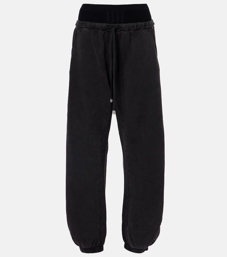 the attico cotton jersey sweatpants