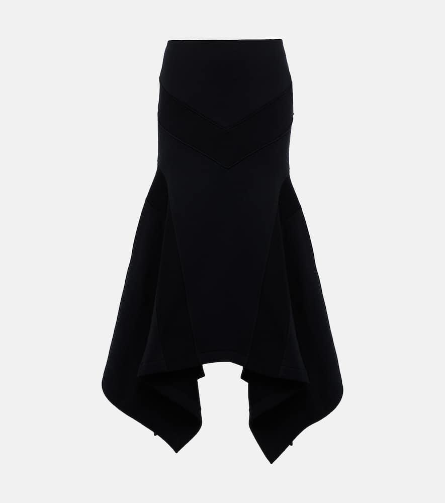 the attico cotton midi skirt