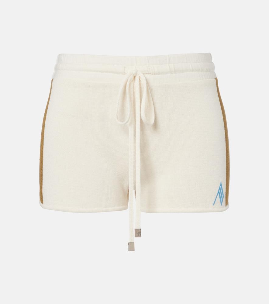 the attico cotton shorts
