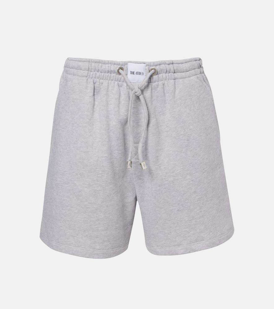 the attico cotton shorts