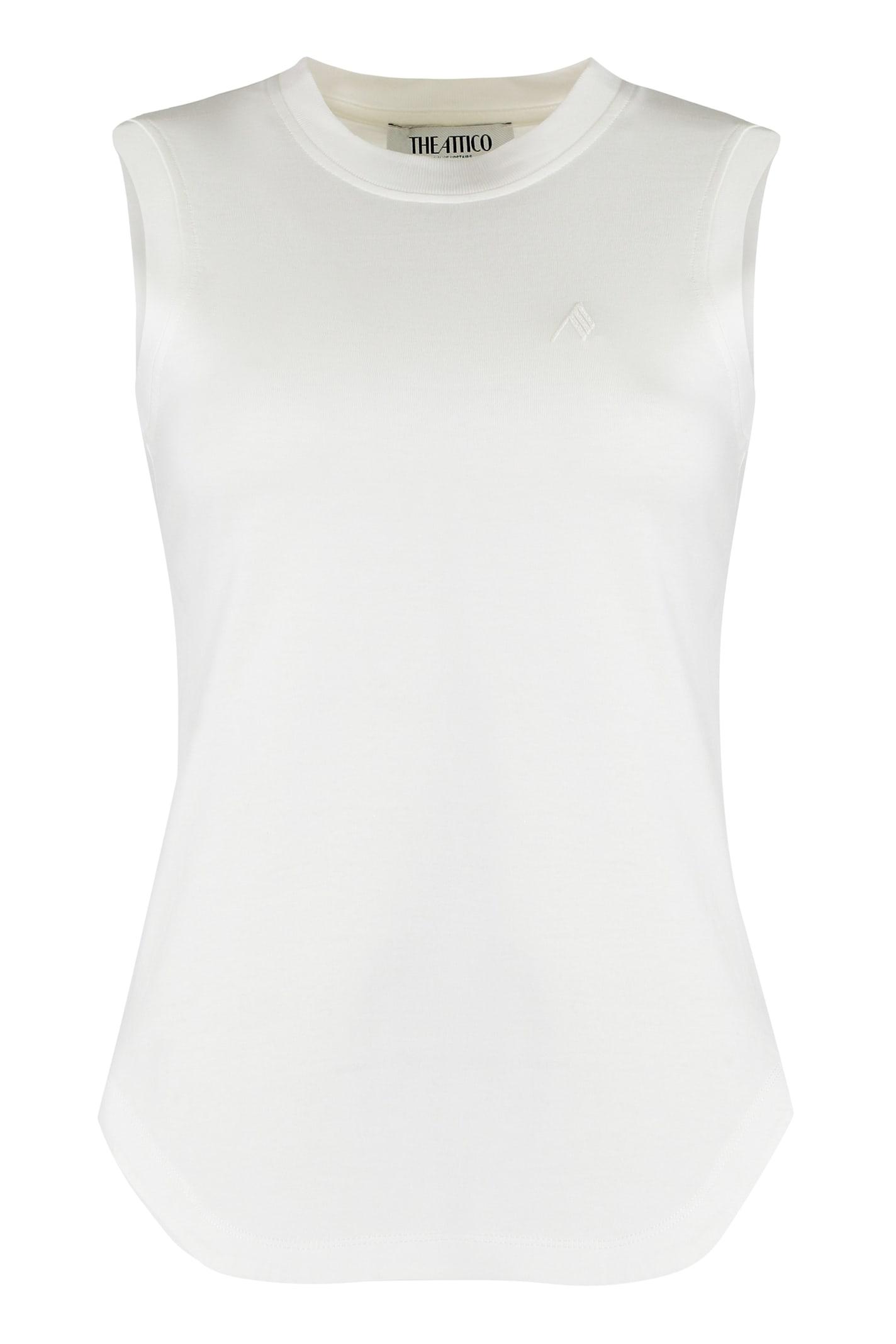 the attico cotton tank top