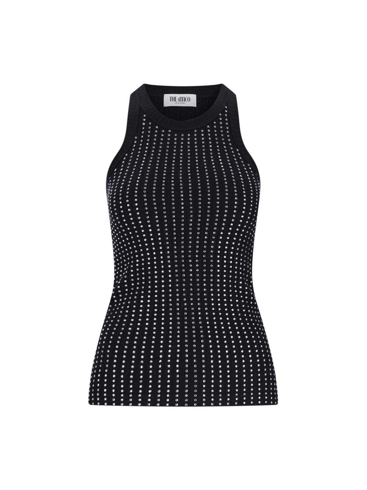 the attico crystal tank top