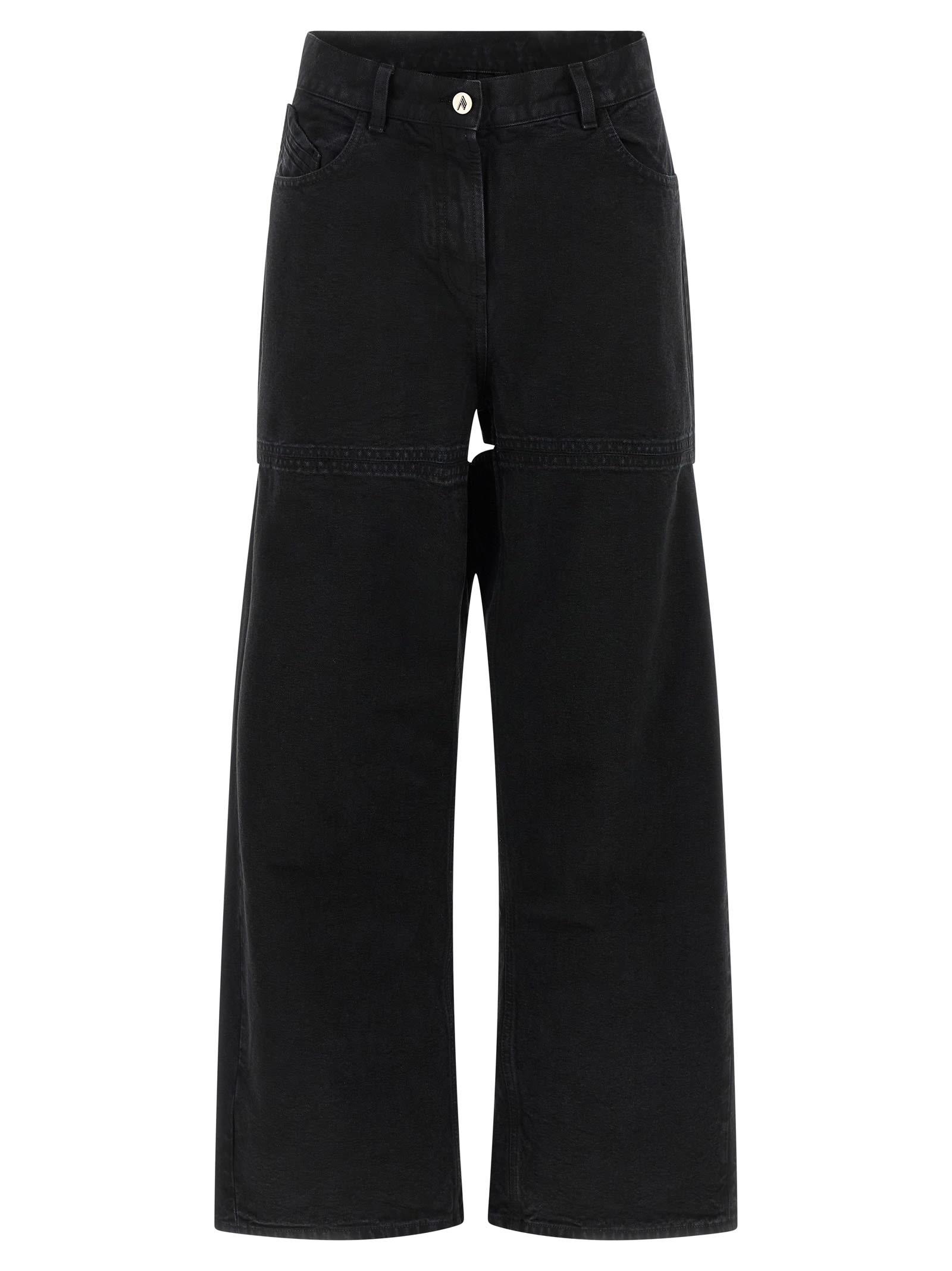 the attico cut-out jeans