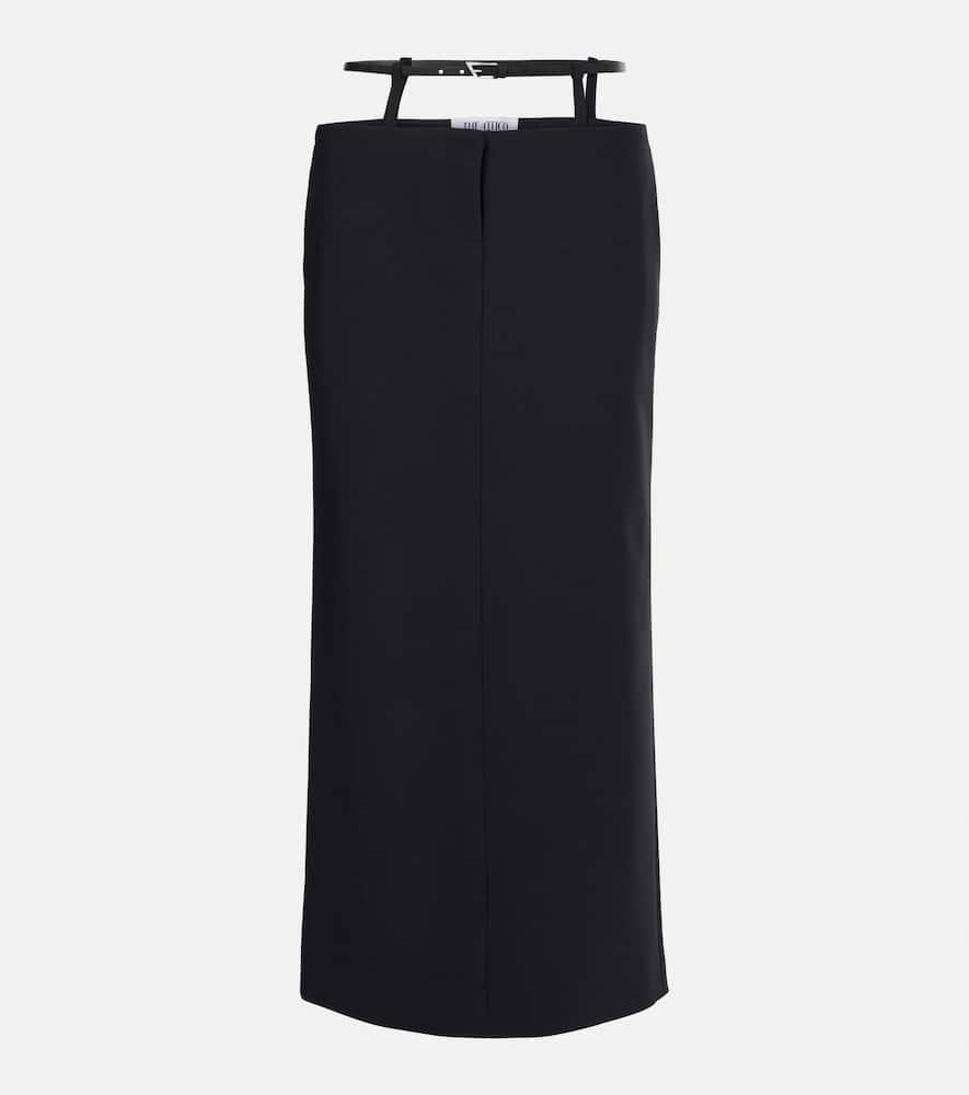 the attico cutout midi skirt
