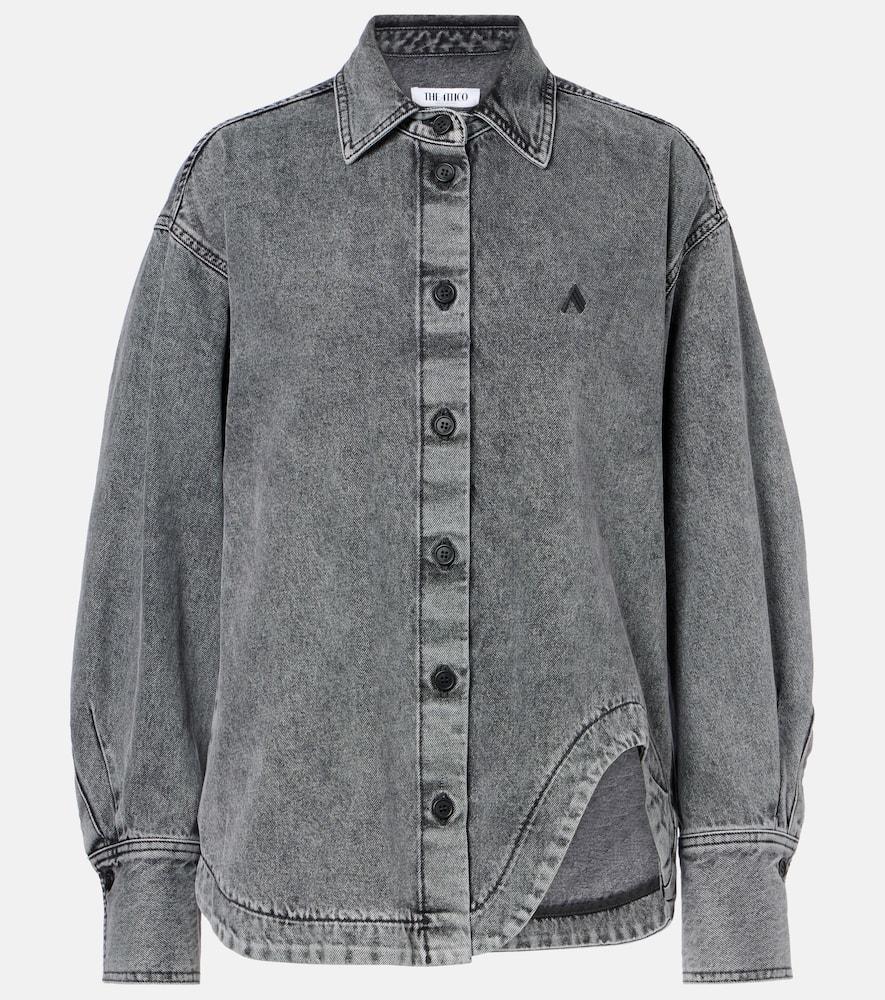 the attico denim shirt