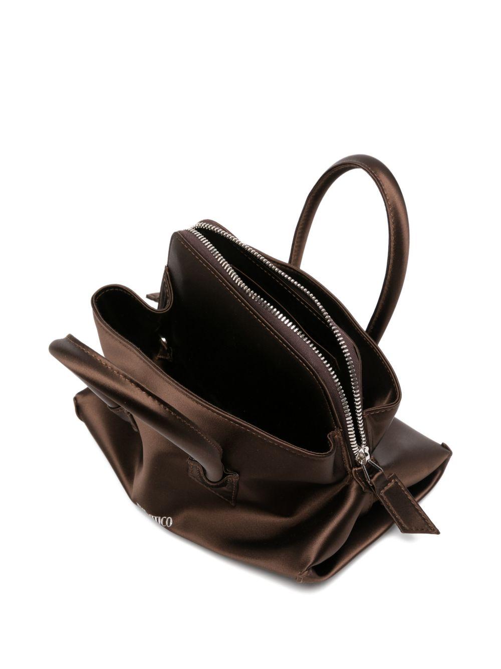 the attico fashion bags brown outer: acetate - women