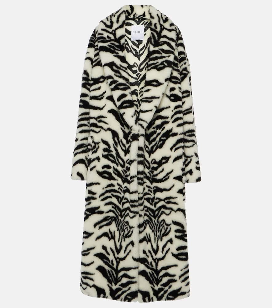 the attico faux fur coat