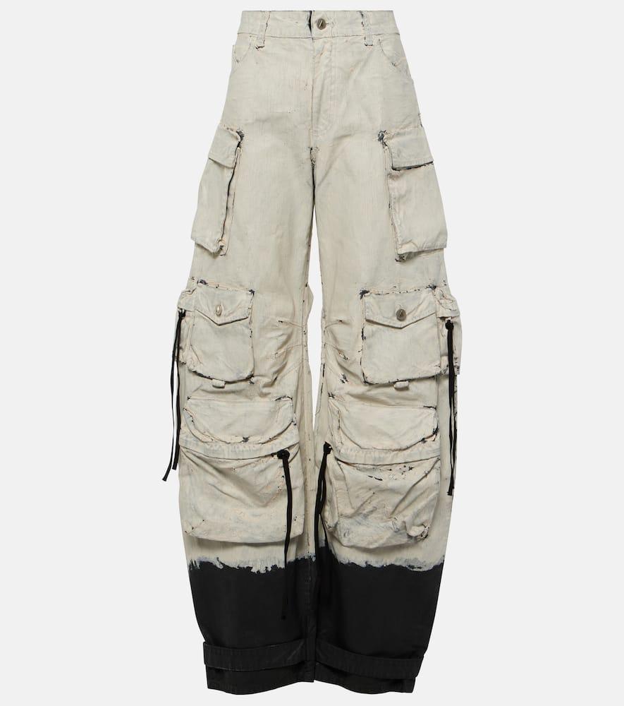 the attico fern cargo jeans