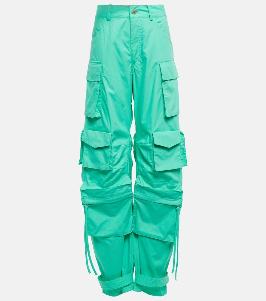 the attico fern cotton canvas cargo pants