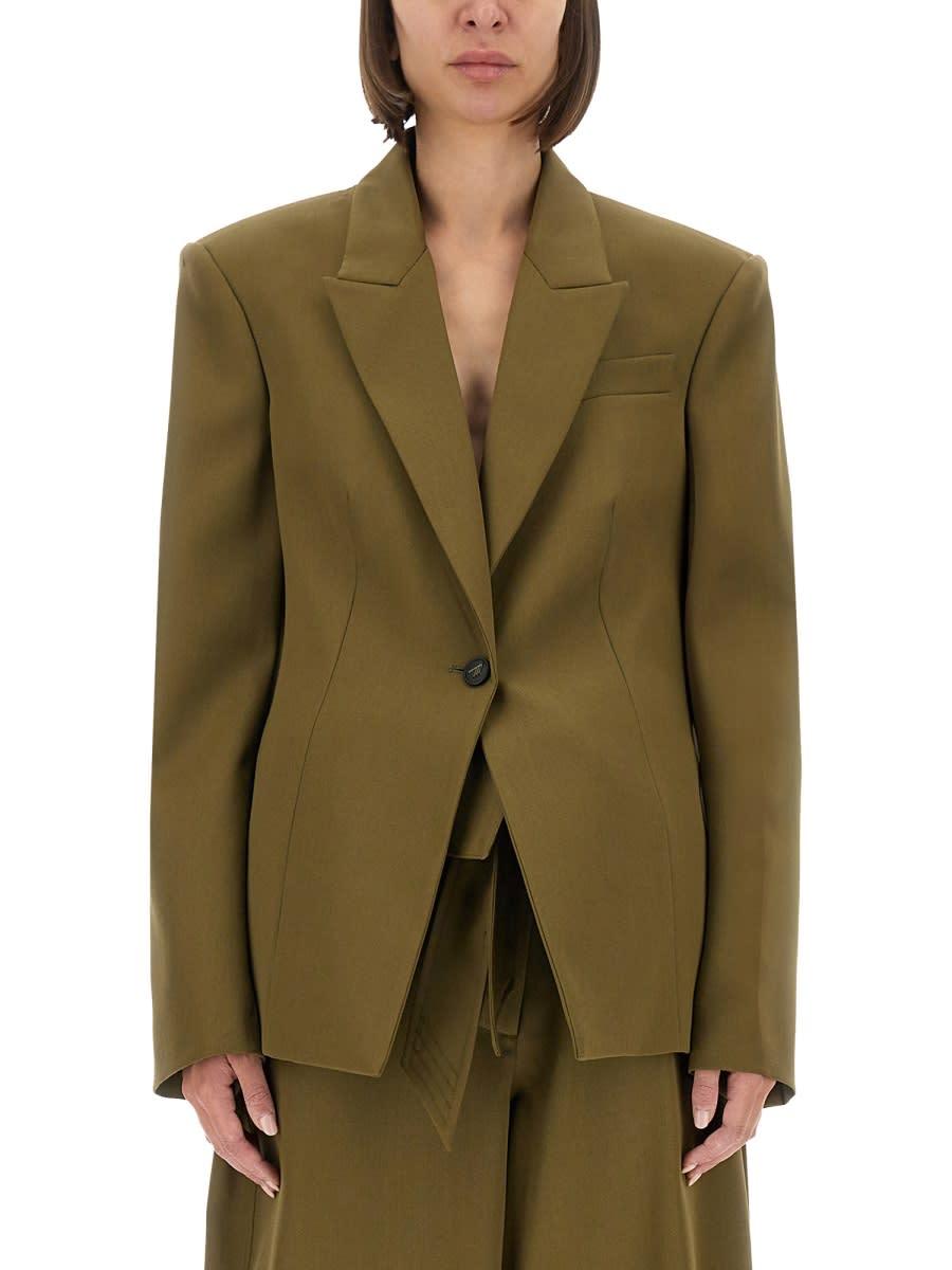 the attico gabardine jacket