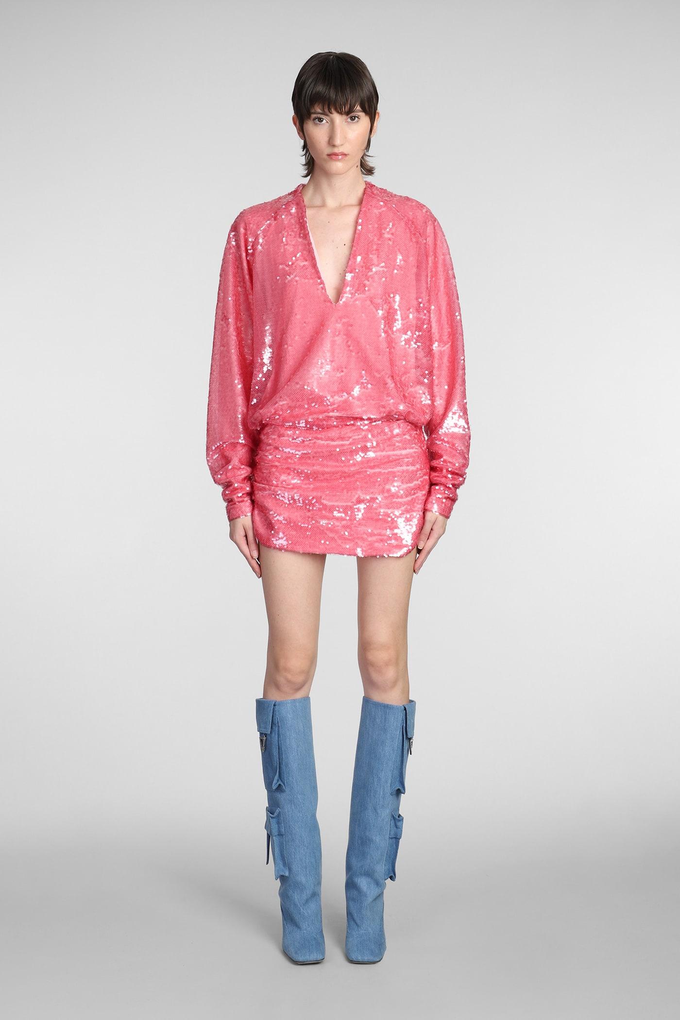 the attico gael minbi dress