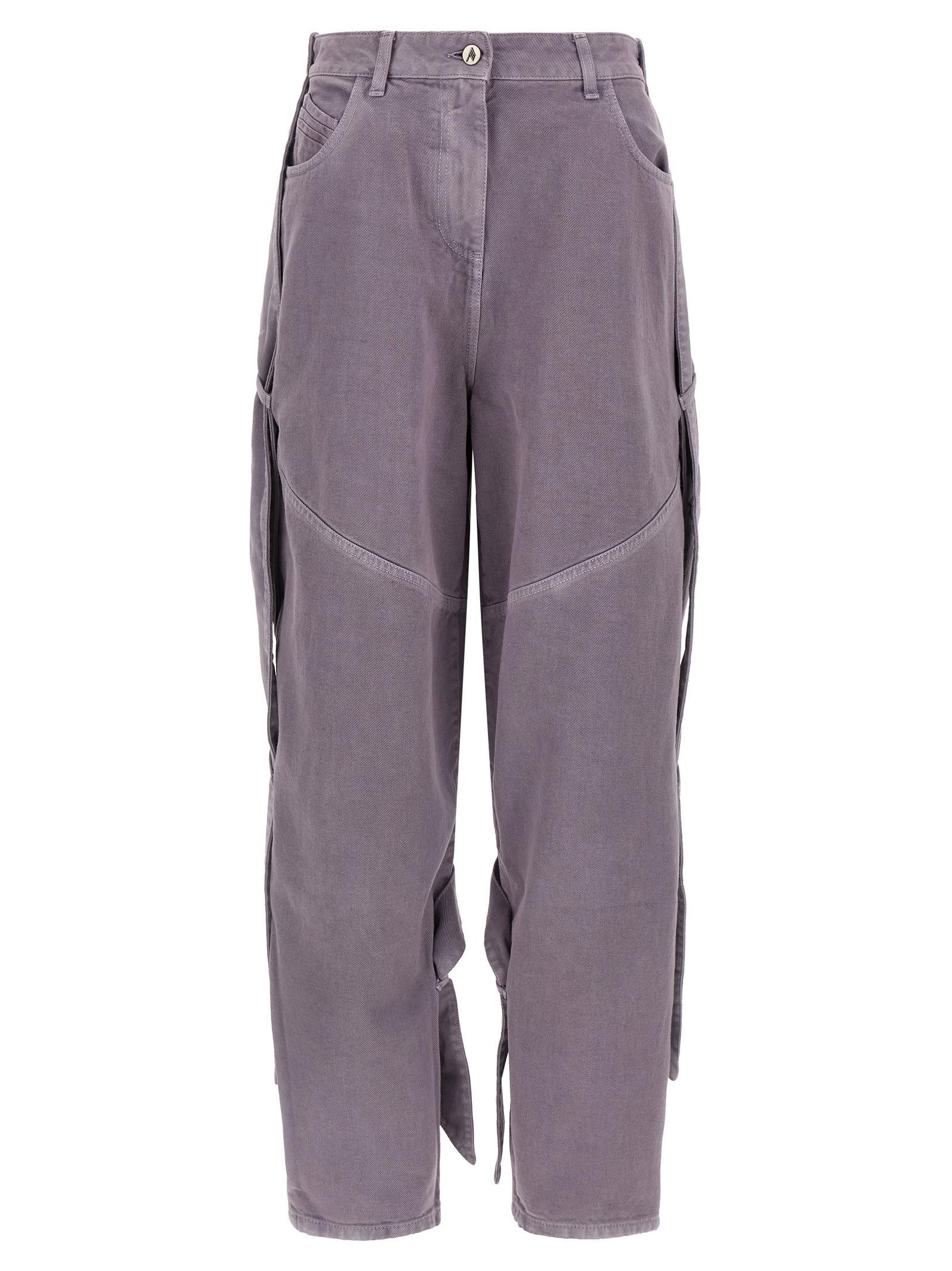 the attico garment-dyed jeans