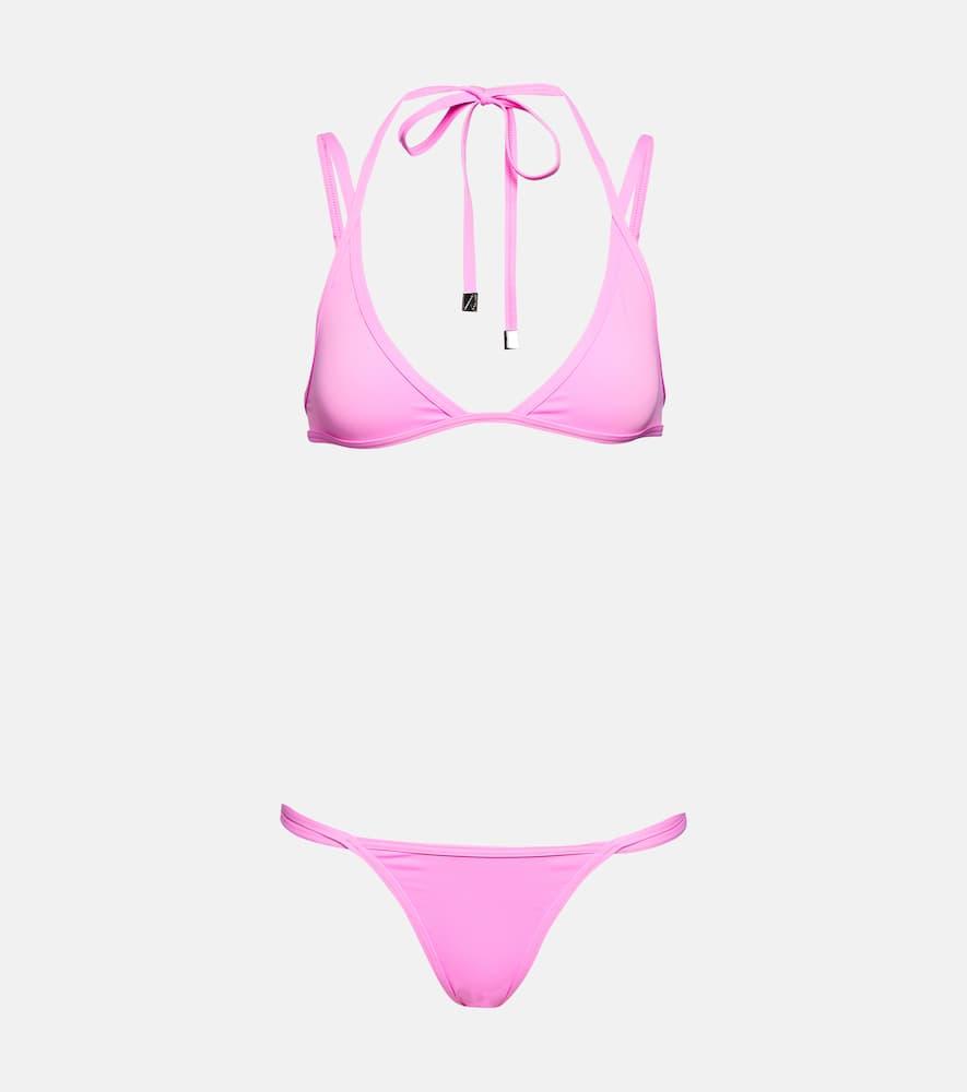 the attico halterneck bikini