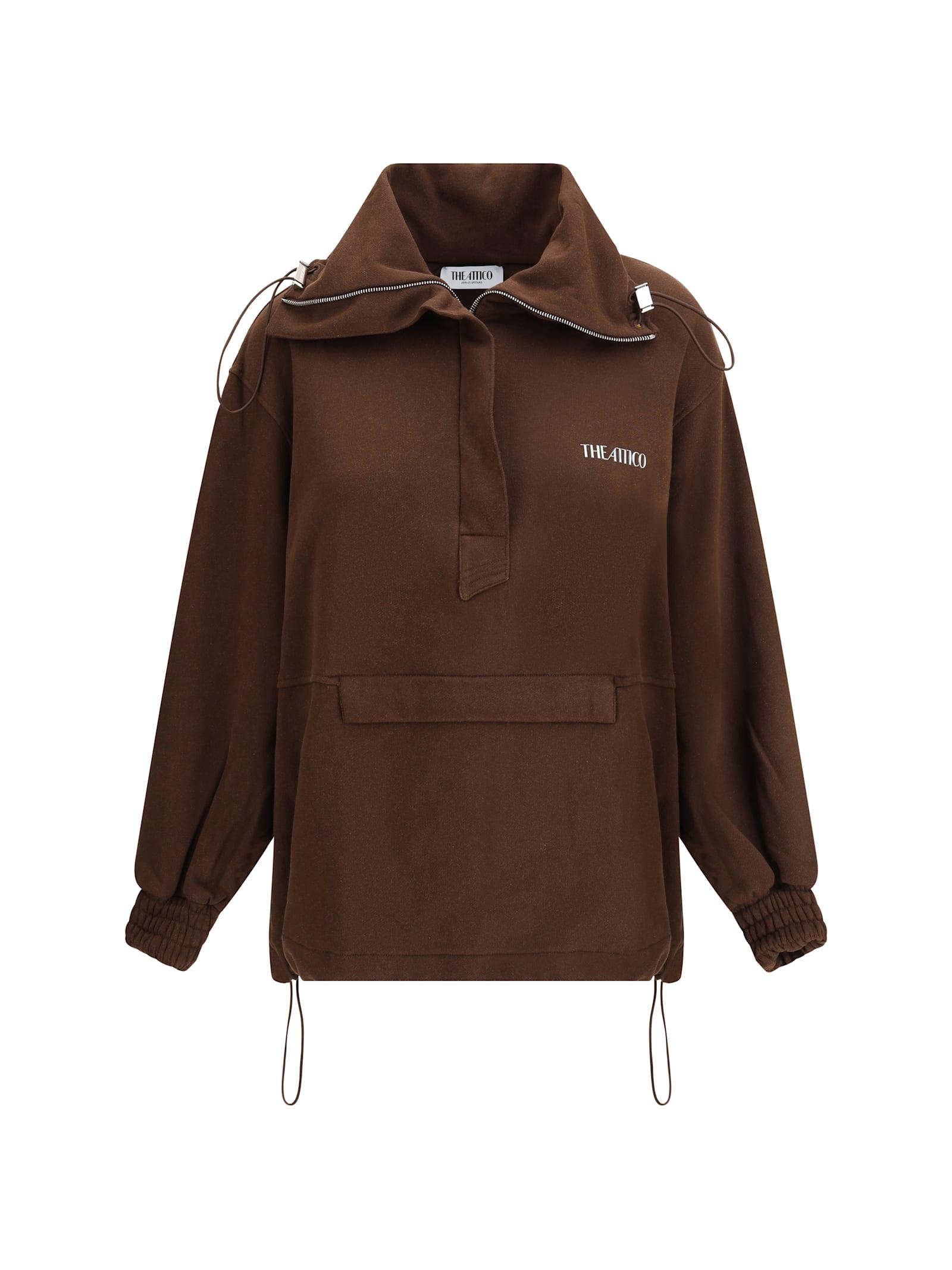 the attico high-neck sweatshirt