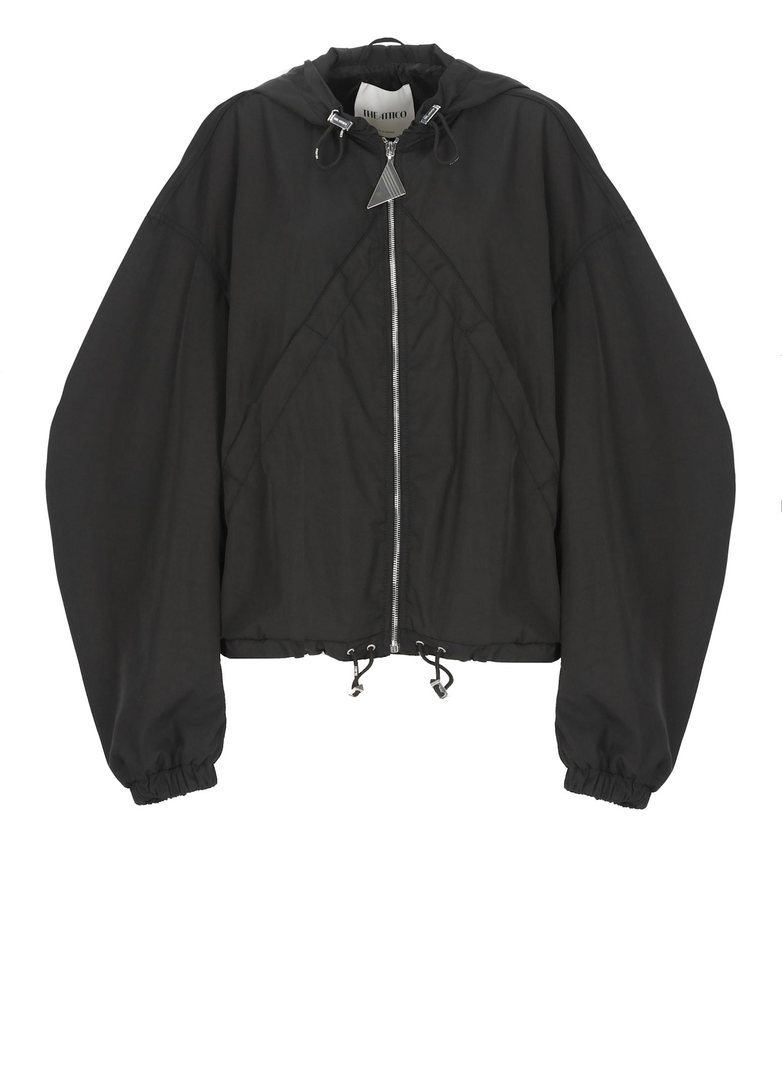 the attico jacket with logo