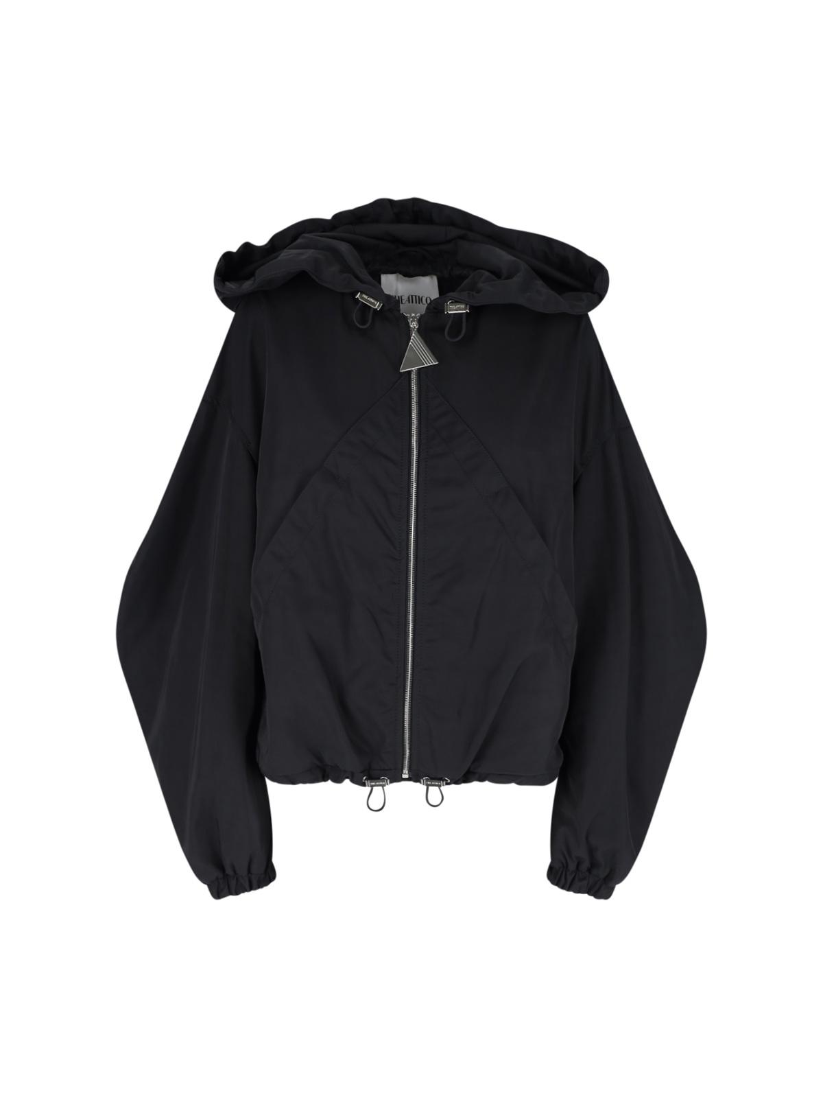 the attico jackets black polyester - women