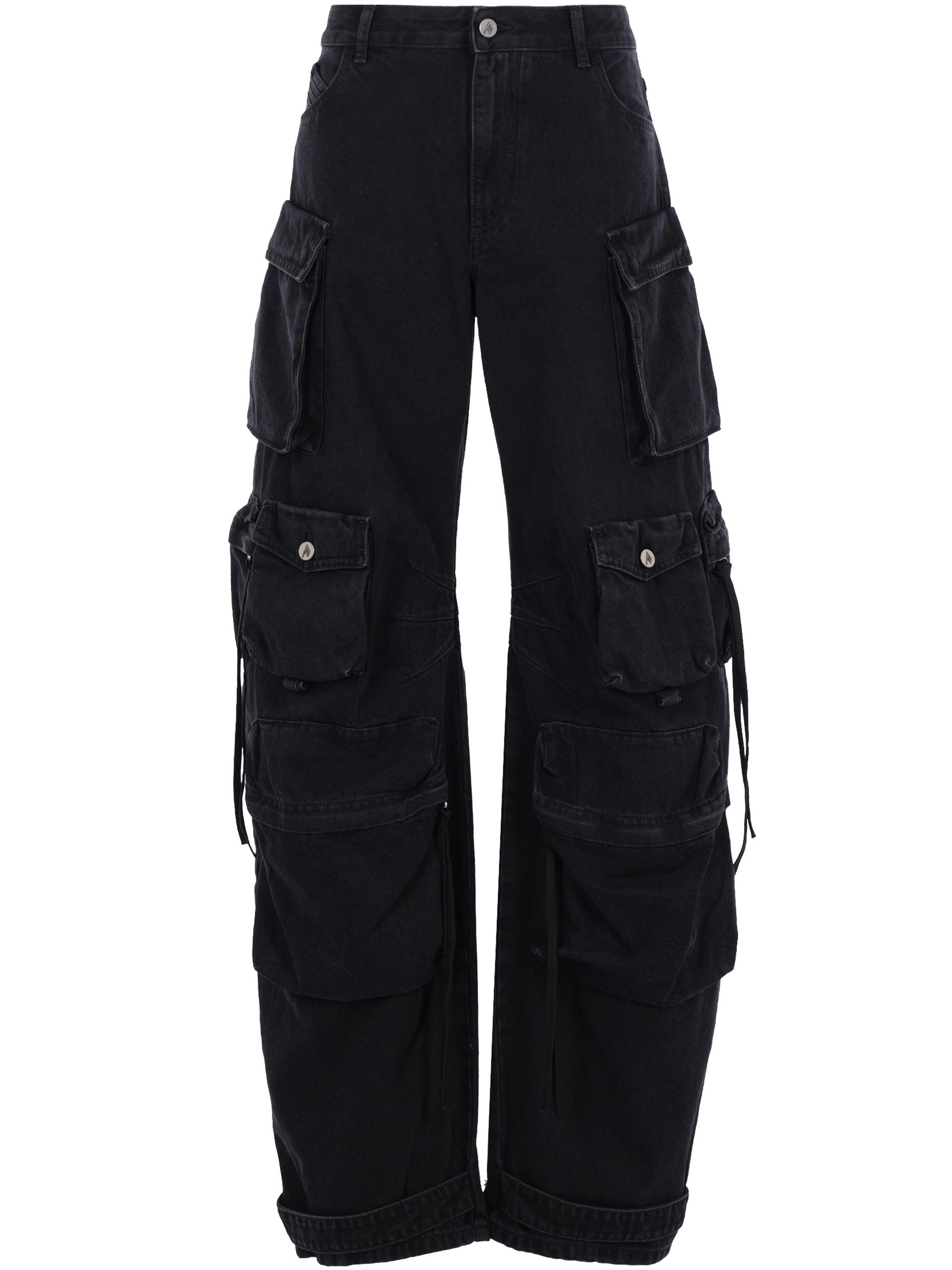 the attico jeans black - women