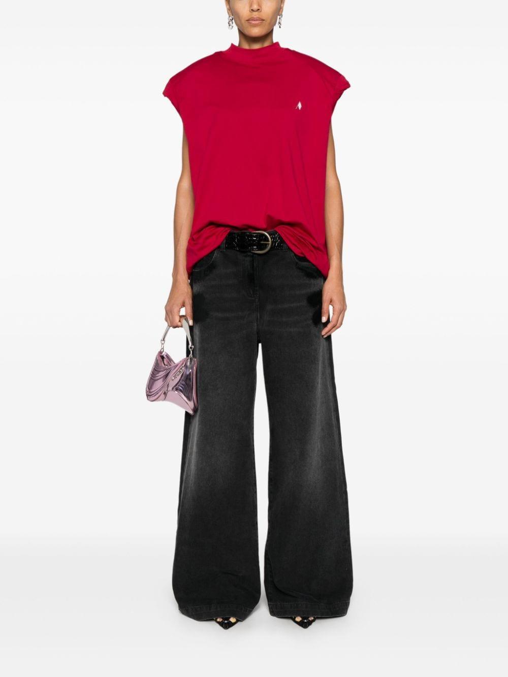 the attico jeans black cotton - women