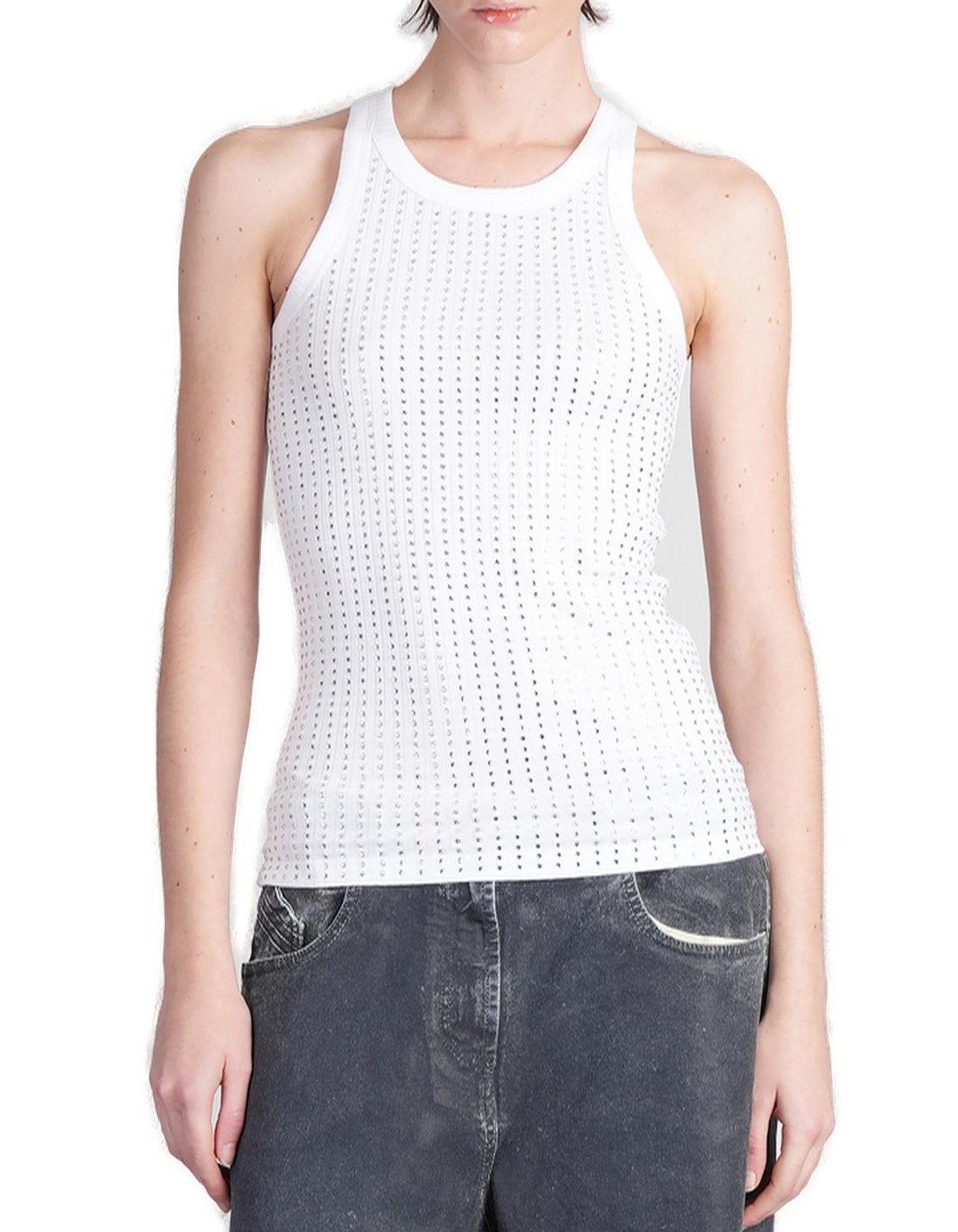 the attico jersey ribbed tank top