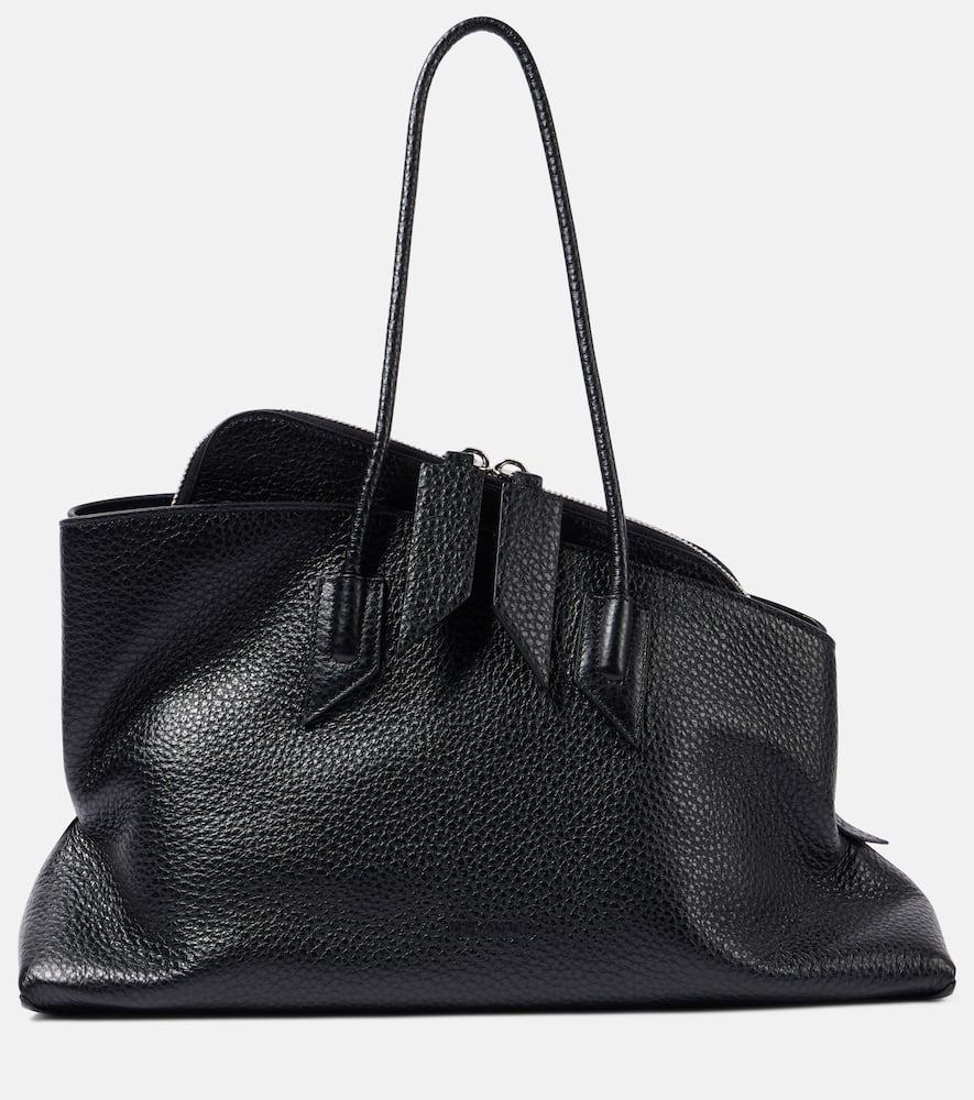 the attico la passeggiata medium leather tote bag