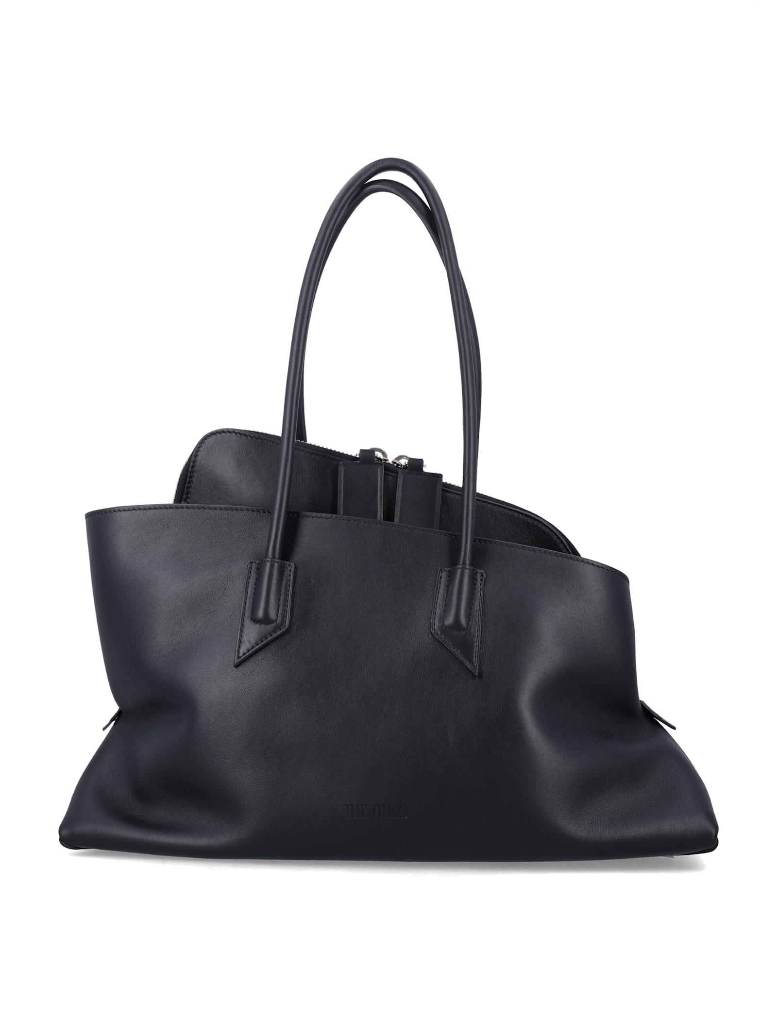 the attico la passeggiata medium leather tote