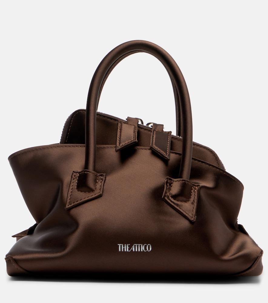 the attico la passeggiata mini satin tote bag