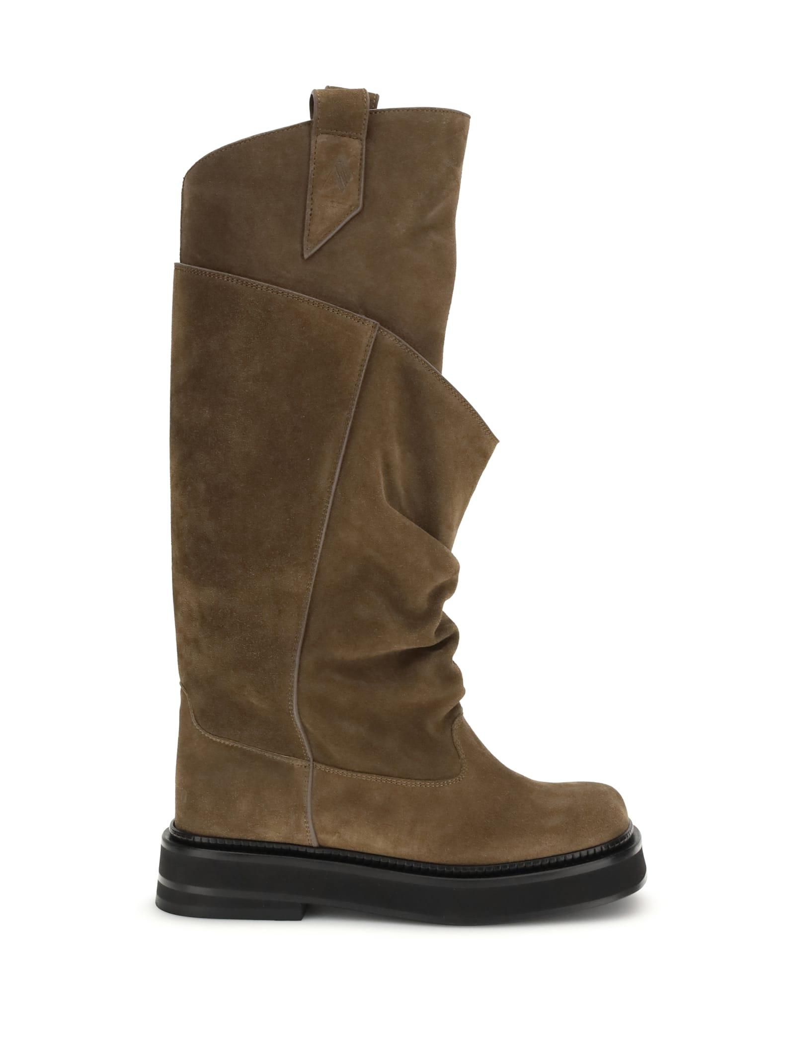 the attico la passeggiata suede boots