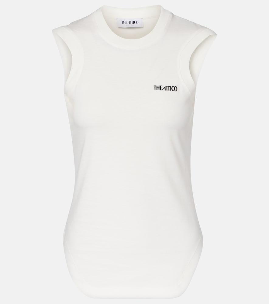 the attico logo cotton top
