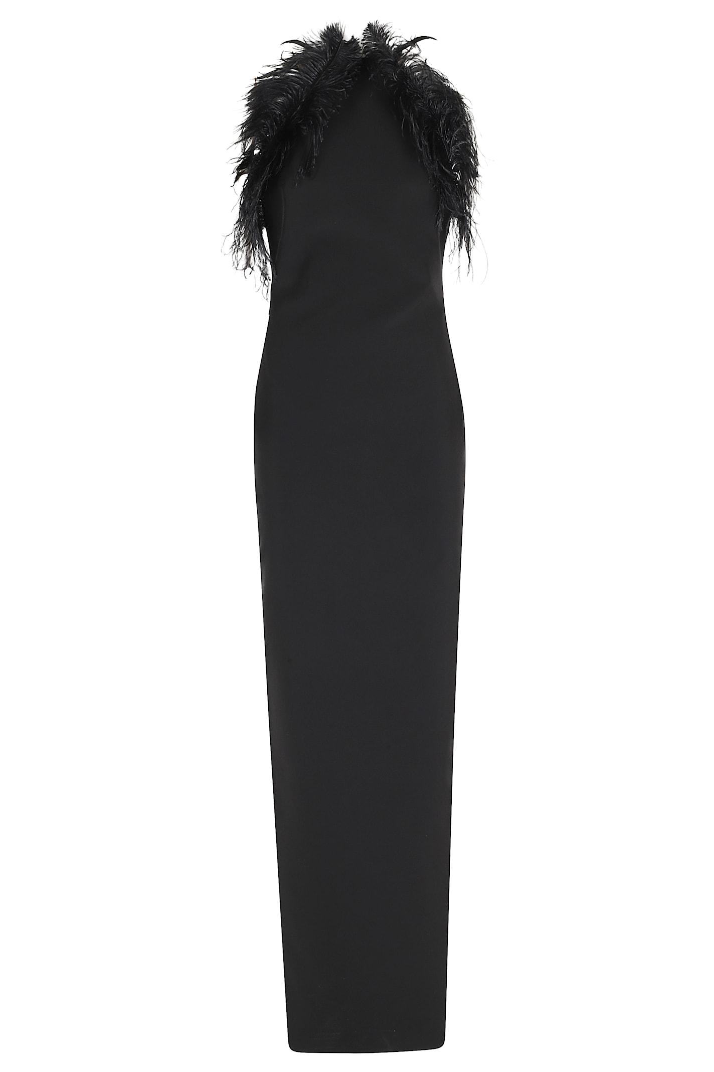 the attico long dress
