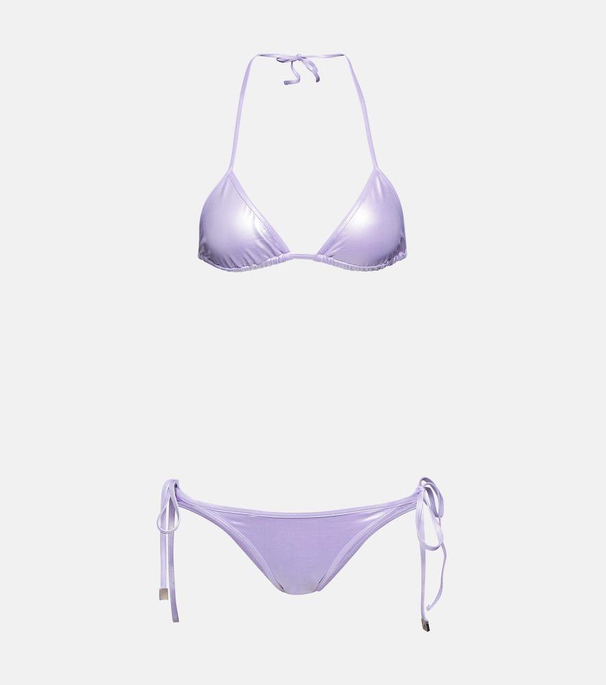 the attico metallic bikini