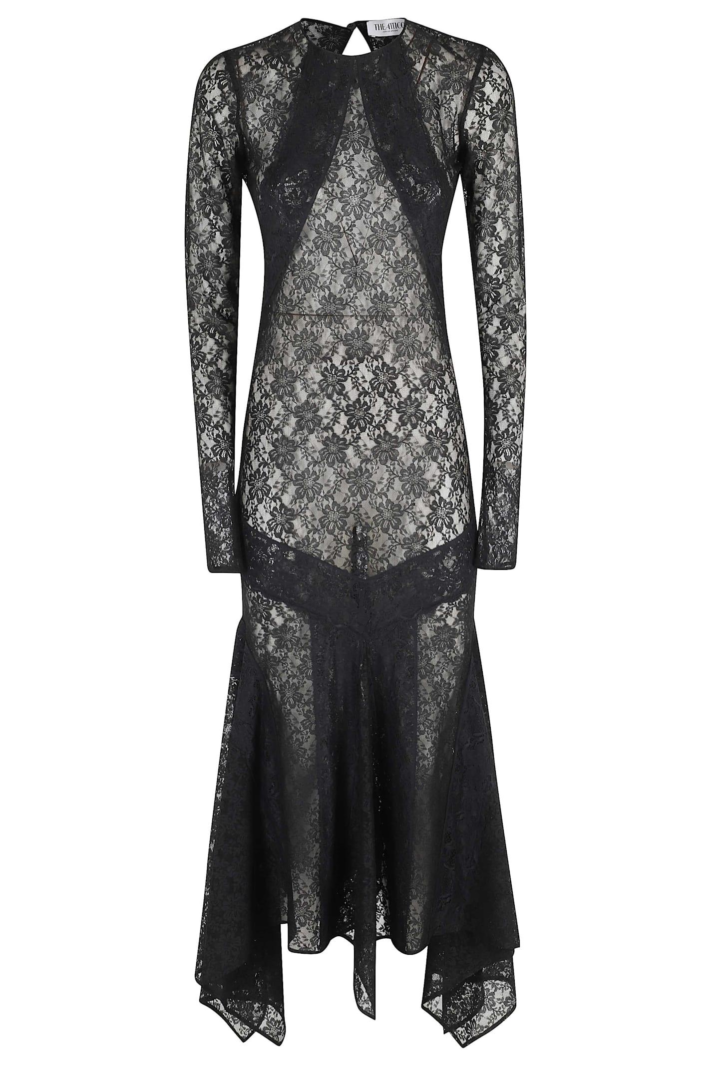 the attico midi dress