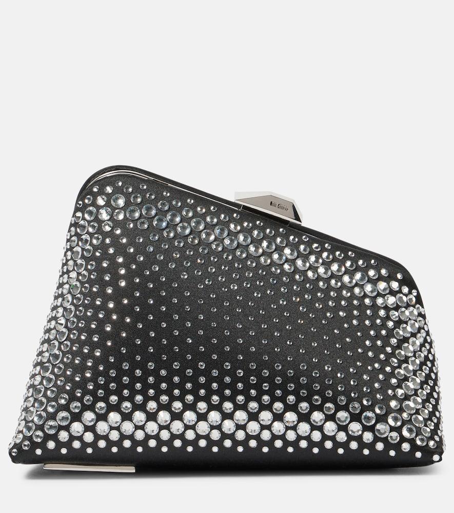 the attico midnight mini embellished clutch