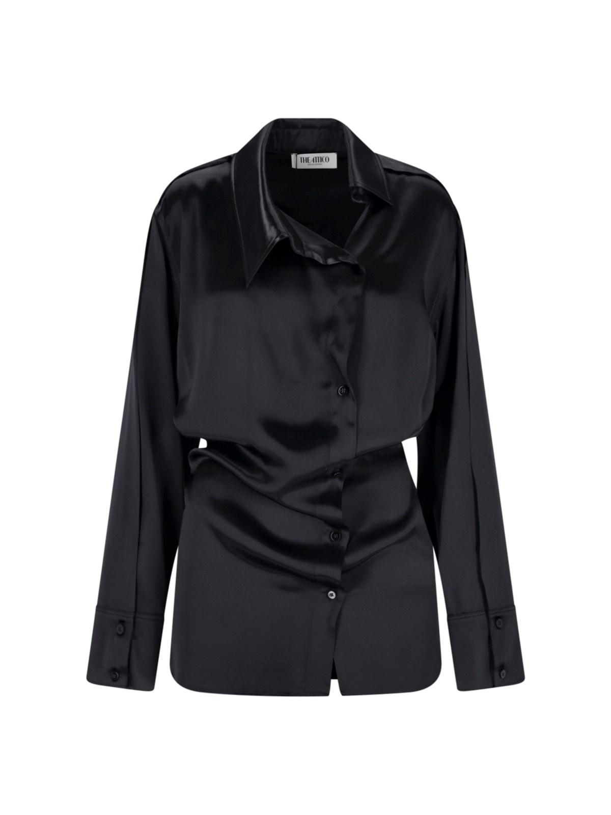 the attico mini chemisier dress