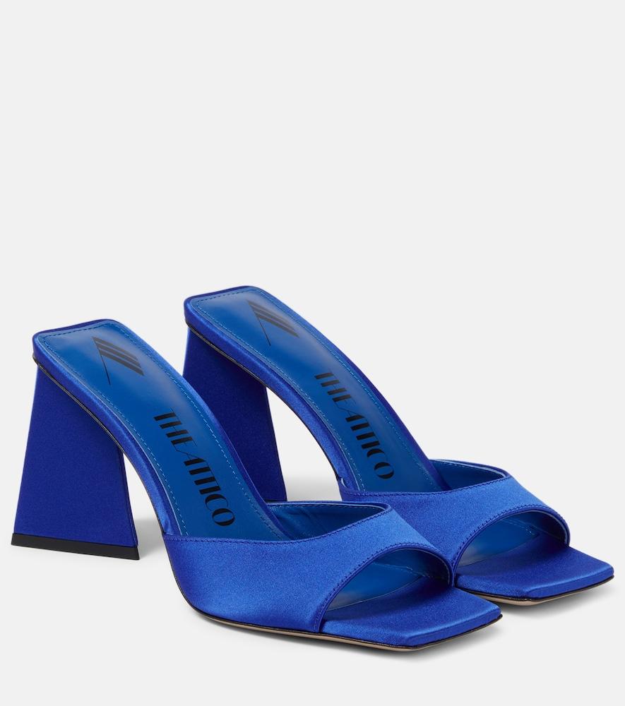 the attico mini devon 85 satin mules