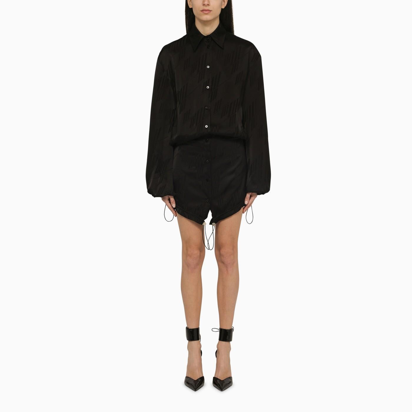 the attico mini satin dress