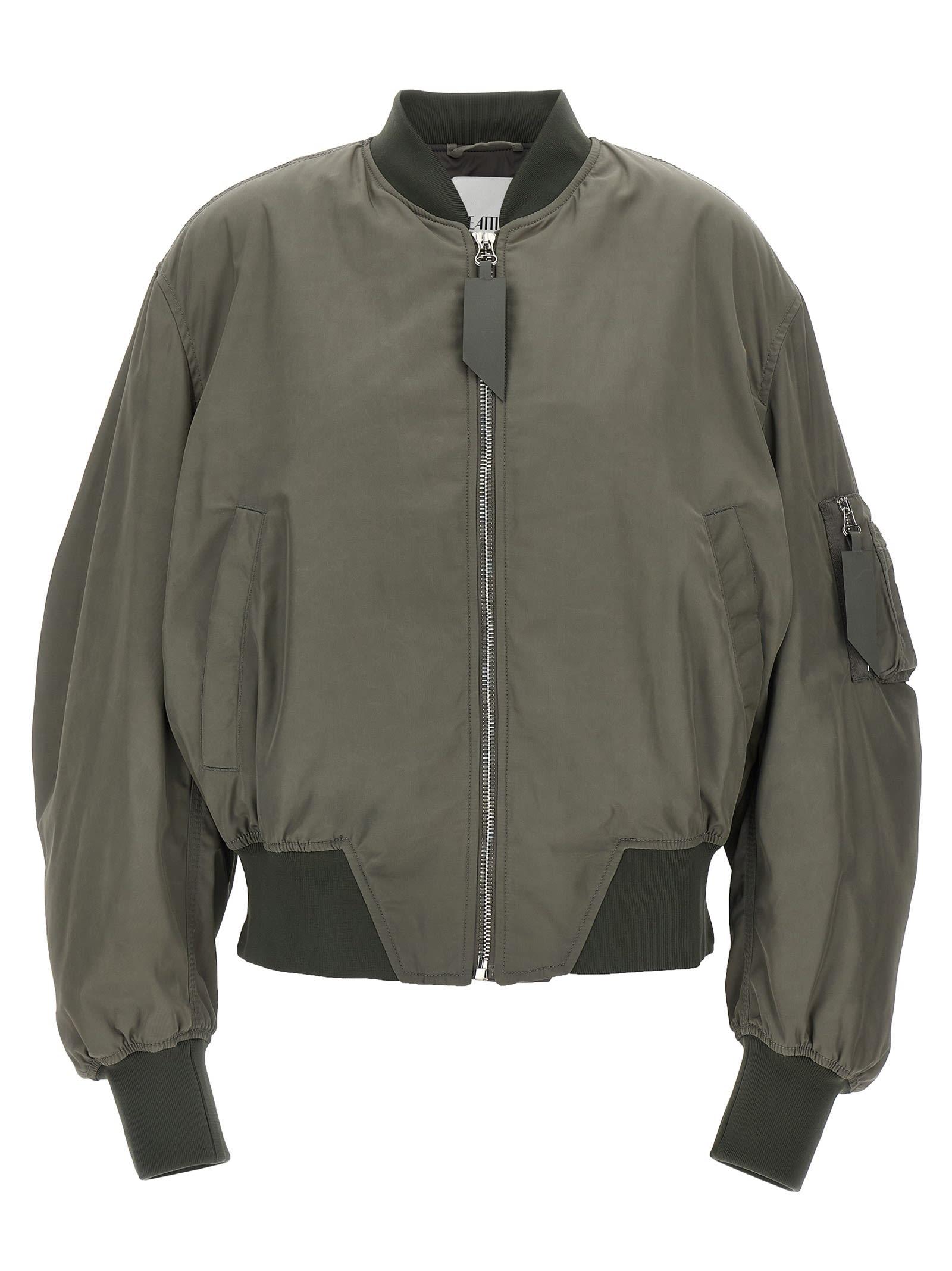 the attico nylon bomber jacket