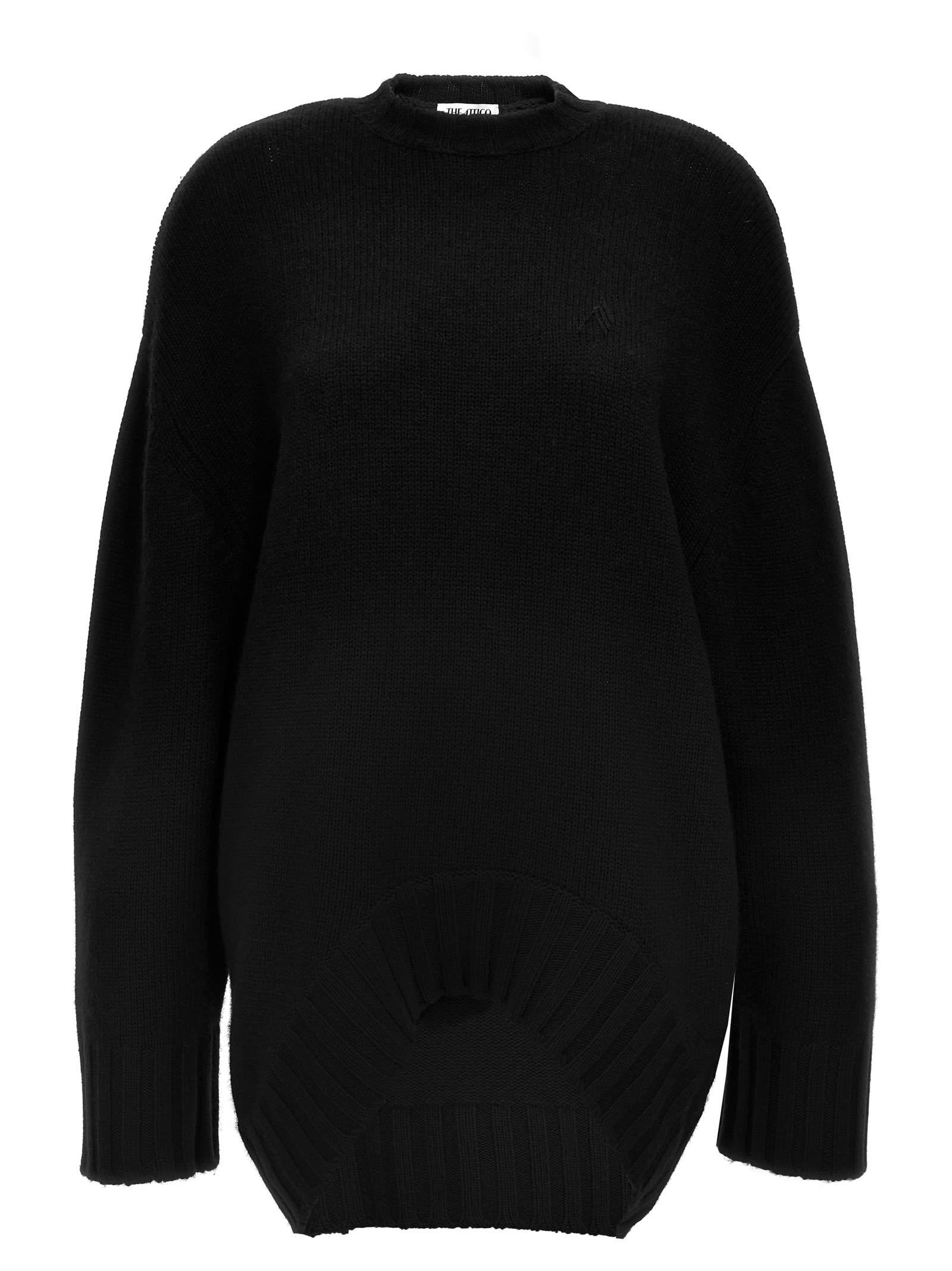 the attico oversized knit dress