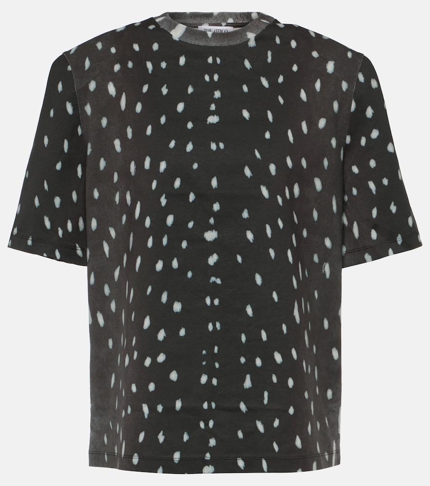 the attico padded printed cotton t