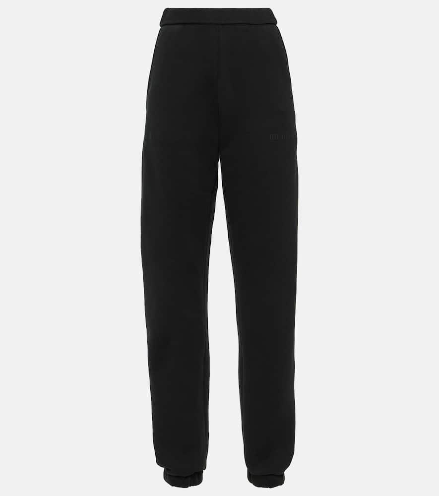 the attico penny cotton jersey sweatpants
