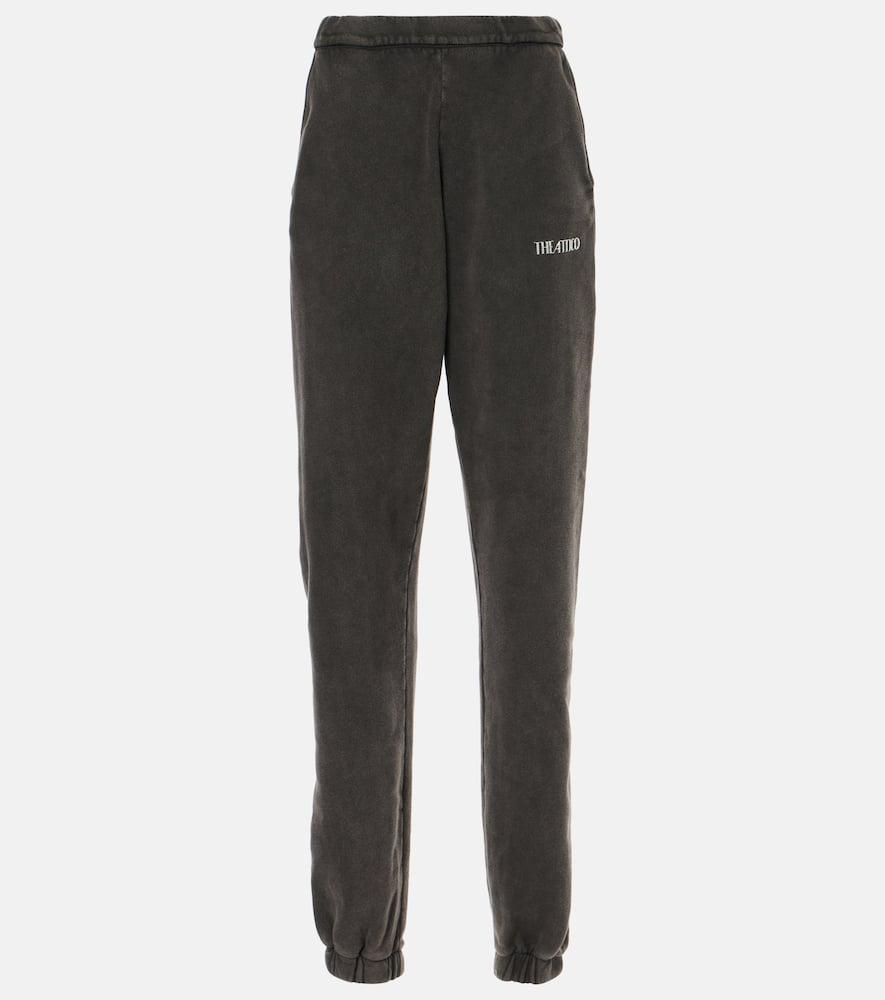 the attico penny logo cotton sweatpants